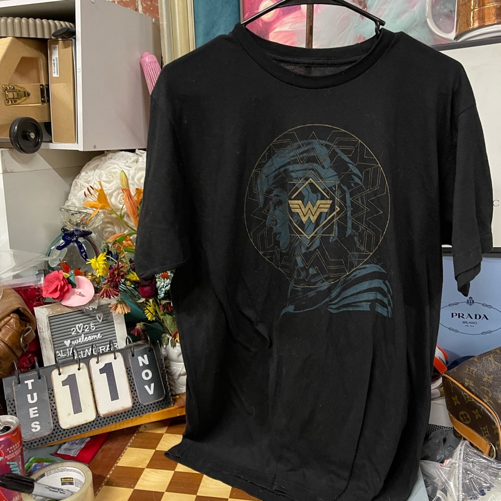 Men's Wonder Woman 1984 Kaleidoscope Graphic Tee Black